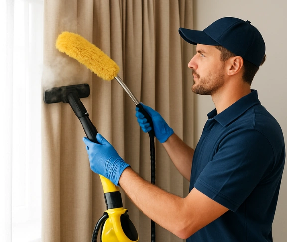 Trusted drapes cleaning technician Matty Curtain Cleaning wendouree-vic QLD