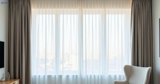 Restored vibrant drapes in wendouree-vic QLD after Matty Curtain Cleaning